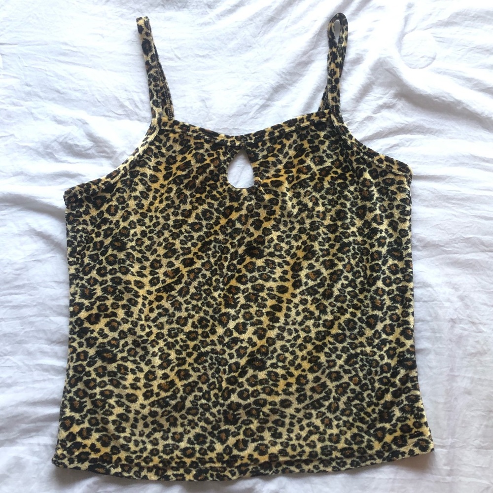 Y2K Cheetah Leopard Print Tank